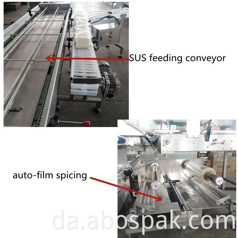 Automatisk flere sekundære flow Food Packing Emballage Machine til Instant Noodles / Biscuits / Snack